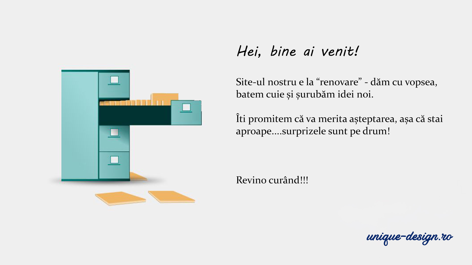 Site in renovare - Unique-design.ro